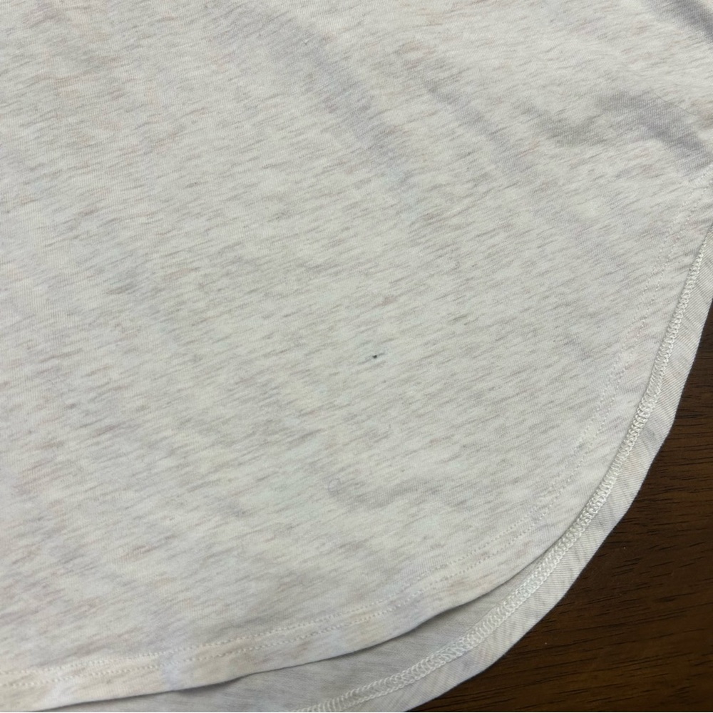 Lululemon Yogi Racerback Tank Top in Heathered Angel White Cream Size 0 - Picture 9 of 11